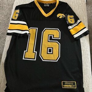 Retro Iowa Hawkeyes football jersey
